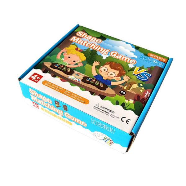 Formmatchande pussel Spel Färgsensorisk pedagogisk leksak 2