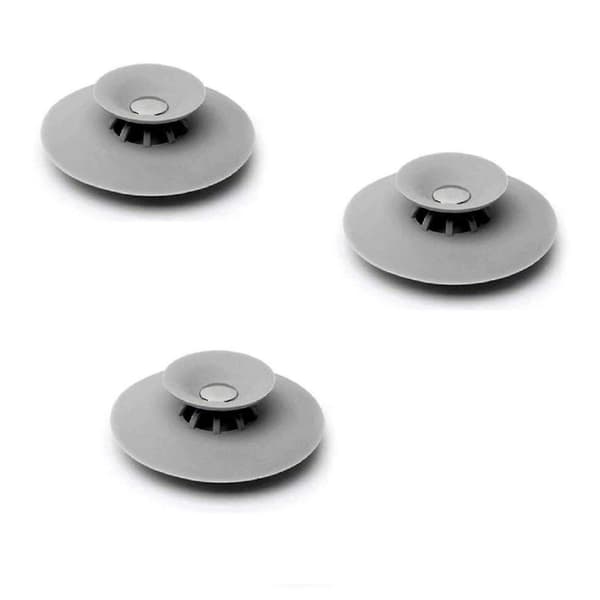 3-pack 3,4–9,4 cm Silikon Avloppspropp Badrum Badkar Dusch