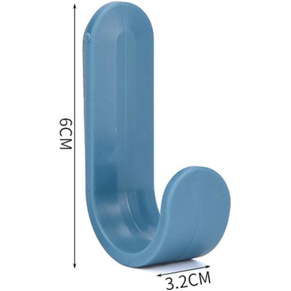 4kpl/ set Pyyhekoukkuripustin Hattuteline Avaimenperä organizer kodin sisustukseen avaimenperä (väri: punainen, koko: one size)