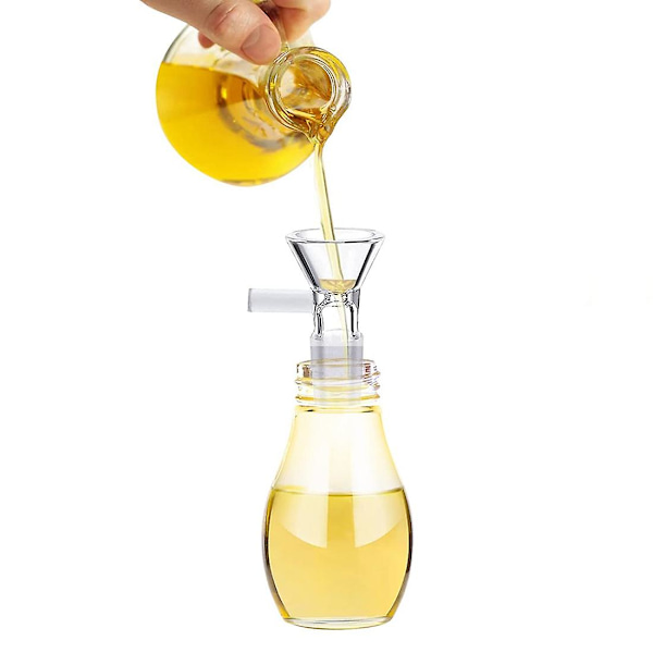 3 stykker glas tragt glas skål adapter Manuel klar skål stativ Klar holdbart glas tragt skål