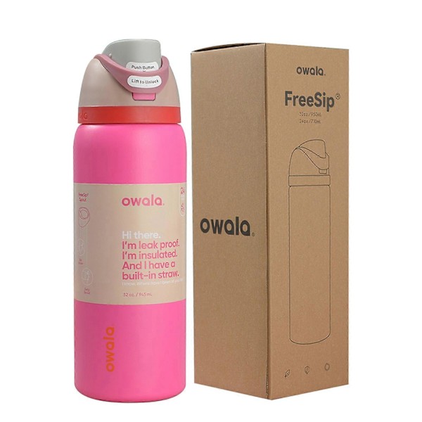 Stor 700 ml Off-White Termoflaske til Eventyr rose red