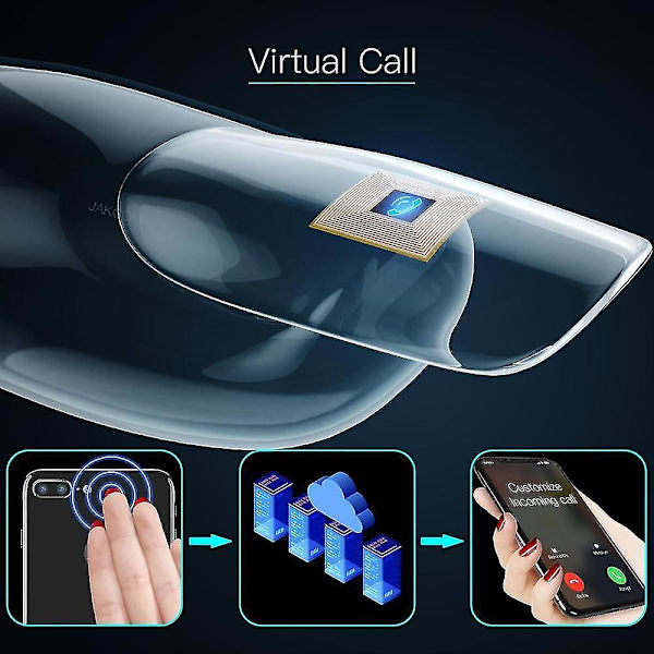 Smart Nail Chip Nfc Fitness Monitoring Funktion och GPS-spårningsenhet Mini Tracker