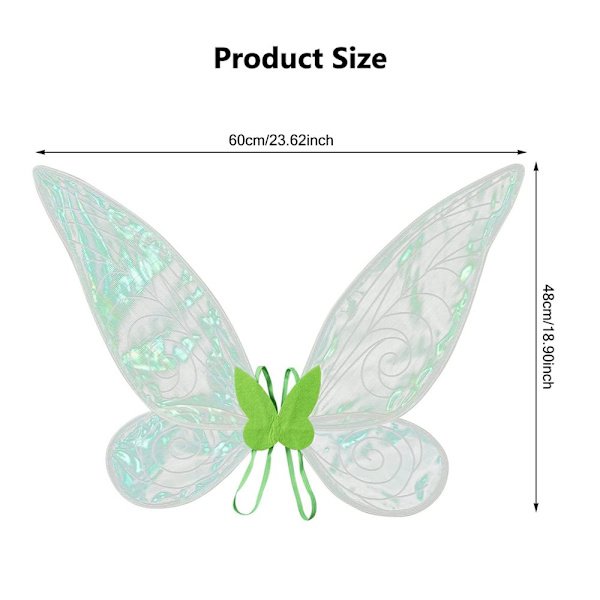 Halloween-asut Fairy Wings Dress-Up Wings pink