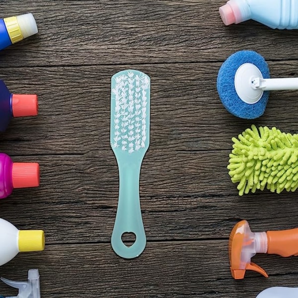 3 stk ren børste PP myke børster Vask klær Sko Børste Hustøy Rengjøringsverktøy for husholdningsartikler (blå, grønn, rosa for hver 1 stk)