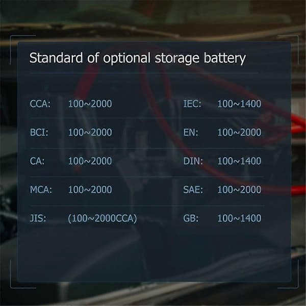 BST100 Bilbatteritester til Bilstart Ladetest