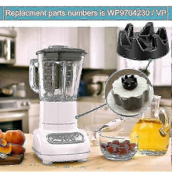 Reservedele til KitchenAid 9704230 blender inklusive 4-bladet kniv og koblingsudstyr -NBB