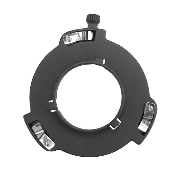 Mini Bowens-adapter til Bowens-feste Adapter Bowens-feste tilbehør for YN150 YN150S LED-lys Black