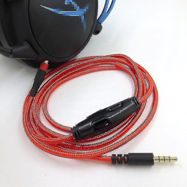 Erstatningslydkabel til Kingston Hyperx Cloud Ii / Hyperx Cloud Alpha Red