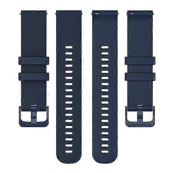 18 mm gitter silikonebånd til GarminActive S OceanBlue