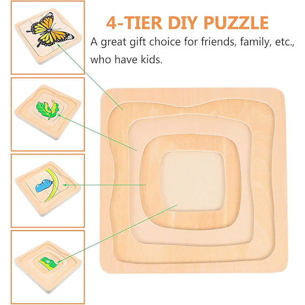 För barns sensoriska träningsutrustning Kit Enlightenment Teaching Tool Early Education Pusselleksak för barn Vuxna (färg Slumpmässig)