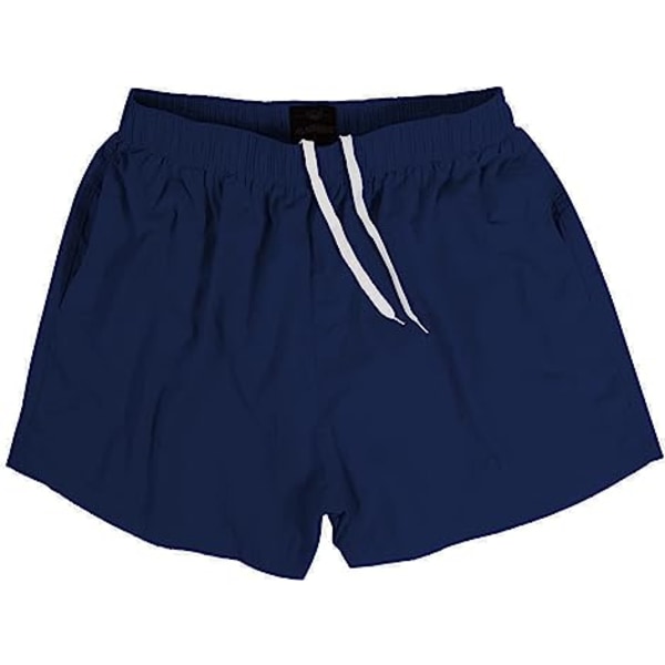 Badbyxor för män 3" badshorts Snabbtorka strandshorts med mesh