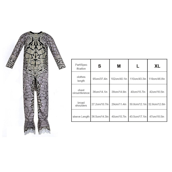 Godzilla Kids Cosplay set XL*140