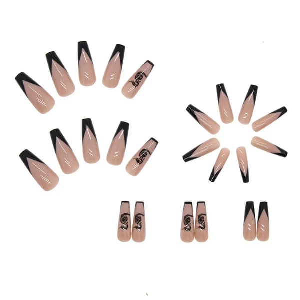 24 stk. Franske Manicure Ark
