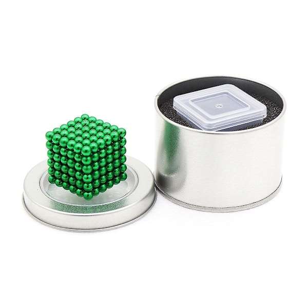 5mm Grønn 216stk Buck Metaballs Magic Buck Diy Sticks Balls Blocks Cube Designer Konstruksjon Byggeleker