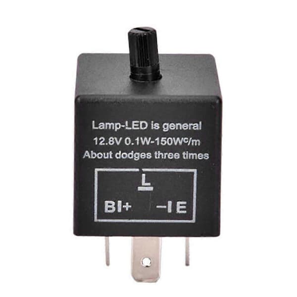 2026 Elektronisk LED Justerbart Blinkrelæ Til Blinklys Cf13 Jl-02 Til Bil Motorcykel