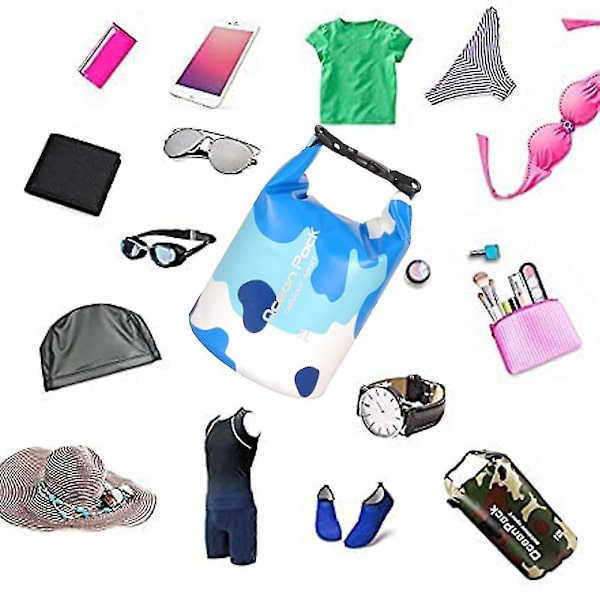 Naamiointilaukku Pvc vedenpitävä ämpärilaukku vedenpitävä laukku Beach