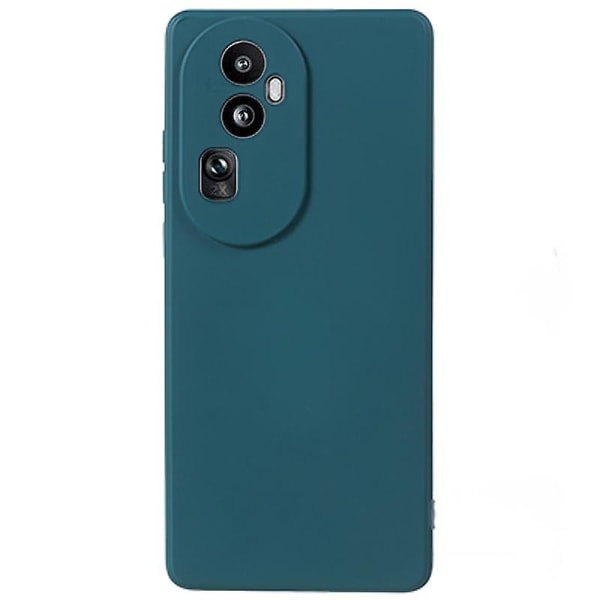 Oppo Reno10 5G kumisoidulle TPU- phone case Candy Color Fiber Lining putoamisen estävä cover Army Green