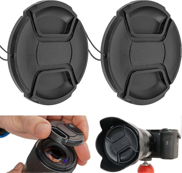 2-pack kameralinsskydd, 49 mm diameter, lock style1