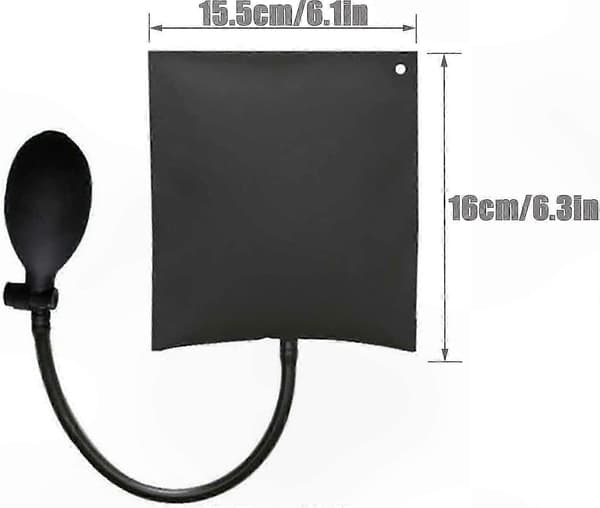 3-pack uppblåsbara lyftkuddar, kraftiga luftkuddar för möbler, kraftfullt handpumpverktygsset