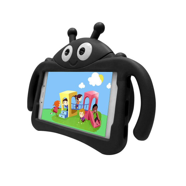 Kid Ladybug-deksel til Samsung Galaxy Tab A T290 T295 2019 8 tommer, støttestøt kraftig støtsikkert deksel Black