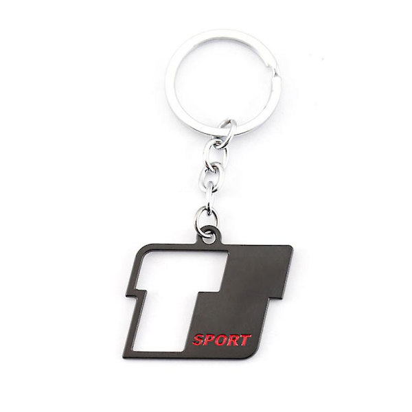 Bildekal T Sportdekaler Emblem märke Bakre bagagerumsdekaler för Toyota Rav4 Corolla Prado Tundra Highlander Hiace Venza Camry Red T Sport keychain