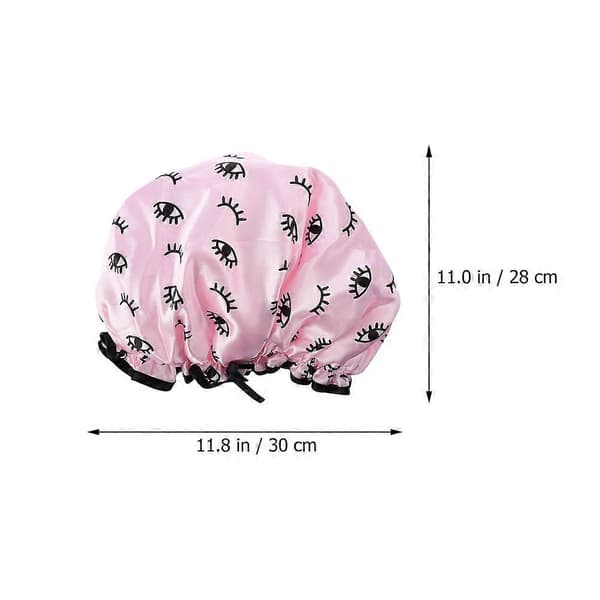Vattentät badmössa för hushållsduschmössor 2 st elastisk design