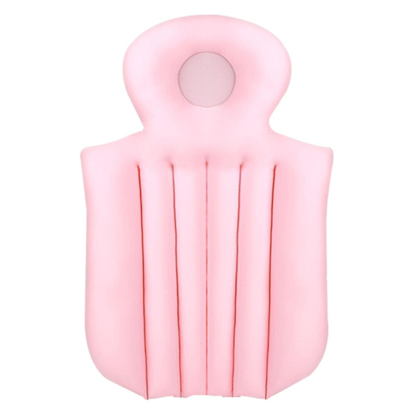 Badkudde Badkarskudde, Ergonomiska badkuddar för badkarshals Lätt att rengöra hopfällbar Pink A