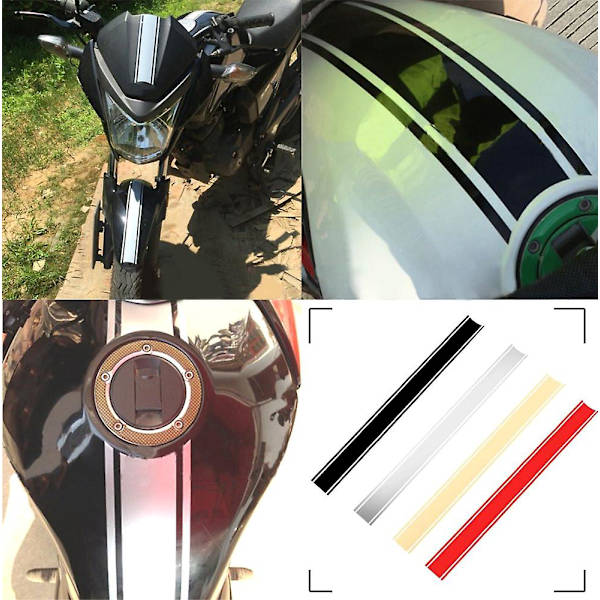 Simple motorcykel nålestribe design | Decor Motorcykel Sticker Stripe - Motorcykel Red