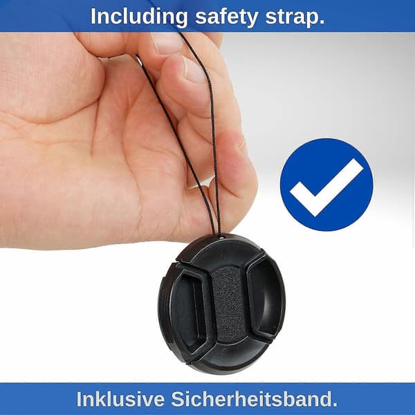 2-pack kameralinsskydd, 49 mm diameter, lock style1