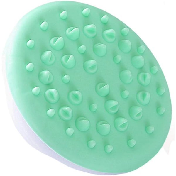 Kroppsbørstemassasjeapparat Anti cellulitt slanking Avslappende skrubb Myk massasjeapparat for alle slags huder - Enkel å bruke og rengjøre (grønn)