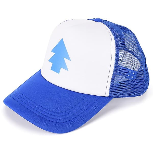 Dame Menn Trucker Baseball Cap Pine Tree Dipper Gravity Fall Mesh Hat Justerbar Hfmqv 54-56CM