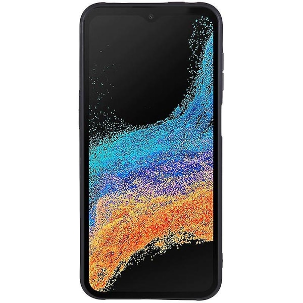Samsung Galaxy Xcover6 Pro 5G mattapintaiselle phone case Anti-Scratch TPU-puhelimen suojus-musta