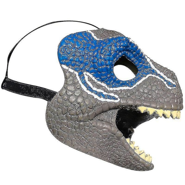 Skräck Dinosaur Masque Vikbara djur Latex Masque Halloween Cosplay Kostym rekvisita för fest Photo Color