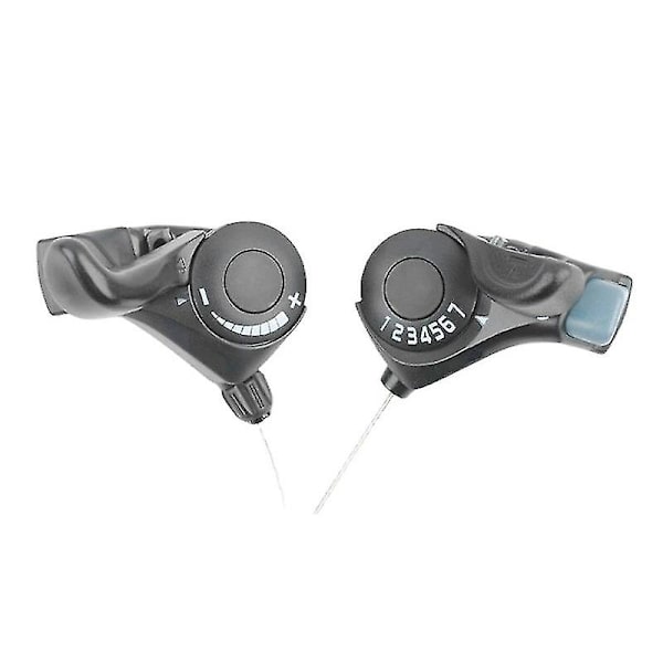 1 par Mountainbike Shifter Broms Split Finger Dial Speed ​​Transmission Cykeltillbehör Tx30-7