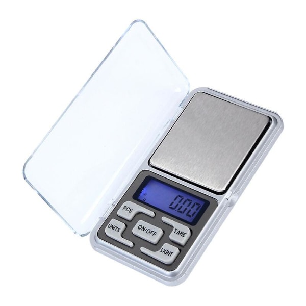 Elektronisk vekt, lommevekt, 500g/0,01g Mini digital lommevekt for smykker/te/gjær/kaffe kjøkken gram (500g/0,01g)