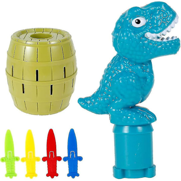 Pop Up Dinosaur Leker, Dinosaur Barrel Toys Novelty Toy, Morsomme Action Brettspill for barn