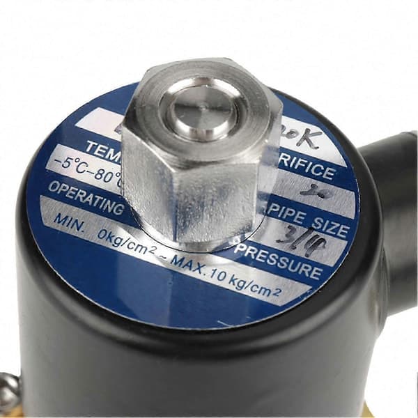 12V DC G3/4\" Messing Magnetventil Normalt Åpen for Vann Luftkontroll