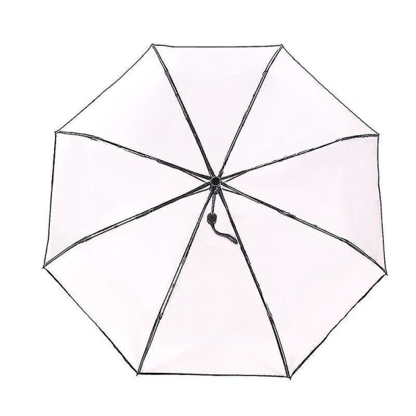 Print sateenvarjo Taitettava sateenvarjo matkasateenvarjo tuulenpitävä sateenvarjon kansi 1 kpl kirkas väri