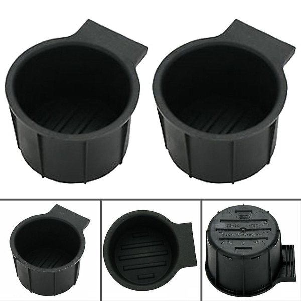2kpl/ set Uuden auton mukinpidin Sisustustarvikkeet Ford Super Duty 2011 2016 Insert Console Cup Pidin Kumituotteet| |