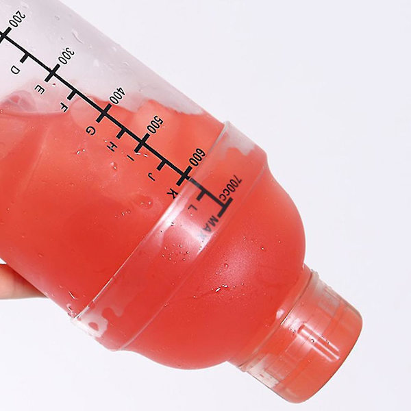 Blå 350/500/700/1000 ml gennemsigtig dobbelt kop vinmixer 350 ml