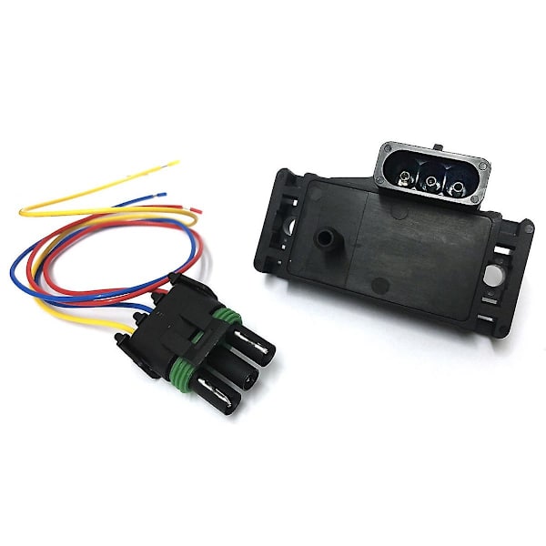 3 Bar Kort Manifold Absolut Tryk Sensor Turbo Boost Wire Plug Pigtail 12223861 For