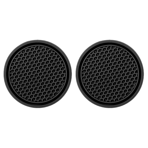 2kpl Liukumaton auton vesikuppipehmuste kumimatto pullotelineeseen lasinaluse Auton sisätilat liukastumattomat kupinpitimet Autotarvikkeet - juomatelineet 2 pcs