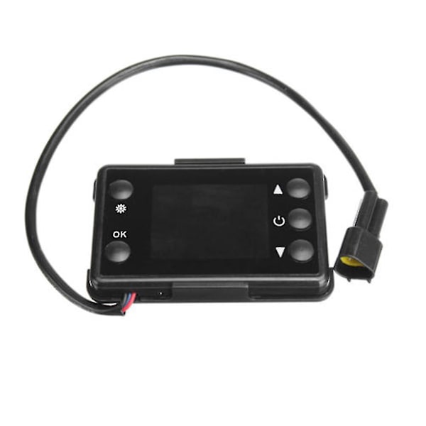 Lcd Switch 12/24v 3/5kw Parkeringsvarmer Controller til bilbane Luftdieselvarmer