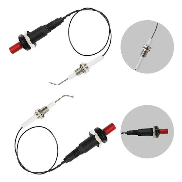 3kpl universal keraaminen elektrodi sytytystulppajohto elektroninen laite grilliin ja takkaan