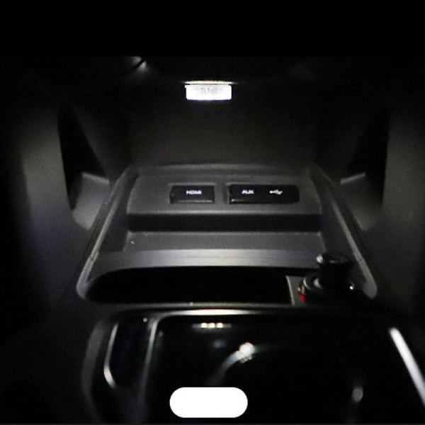 Miniauton LED-kosketuskytkinvalo Automaattinen langaton ympäristövalo Kannettava yölukuvalo auton kattolamppu auton sisävalo 1/2 kpl - koristelamput ja am White Light 2Pcs