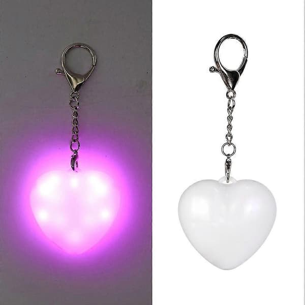 Håndtaskelys Sød Hjerteformet Design Perfekt Gave Til Kvinder Piger white light