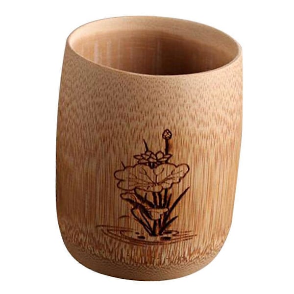 Naturlig Bambu Juice Mugg och Kopp Drickskoppar för Sake kaffe och te, 12 Designer att Välja G