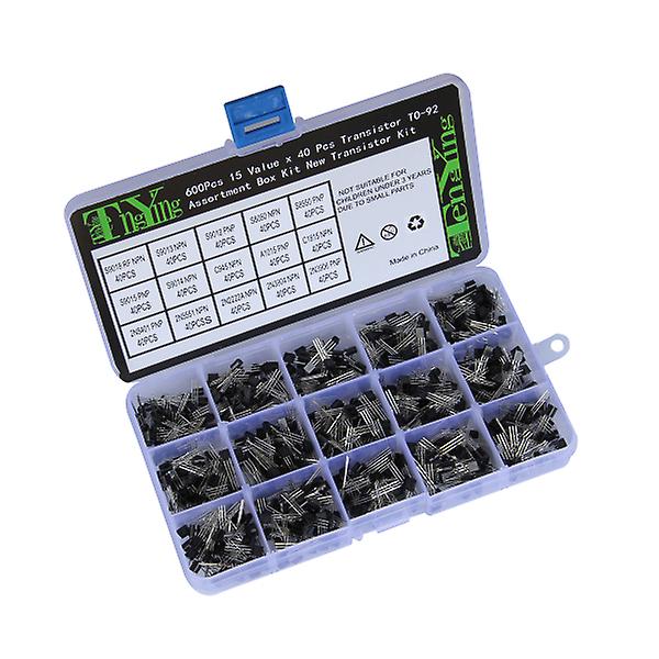 600 st Transistor Kit Bärbar Mode Toolkit Transistor Set För Camping Hem