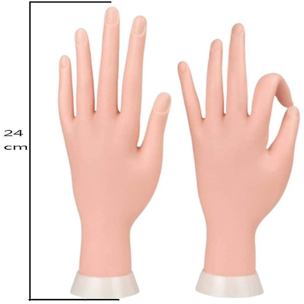Mjuk pvc rörlig hand för manikyr utbildning manikyr manikyr manikyr skönhet