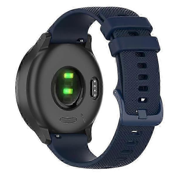 18 mm gitter silikonebånd til GarminActive S OceanBlue